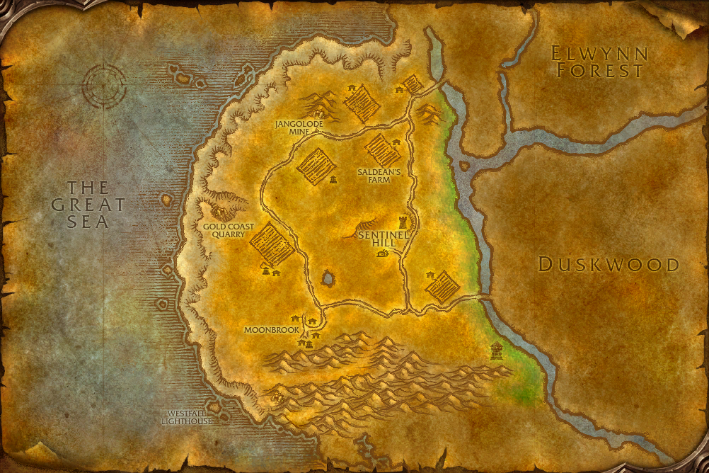 Karte von Westfall