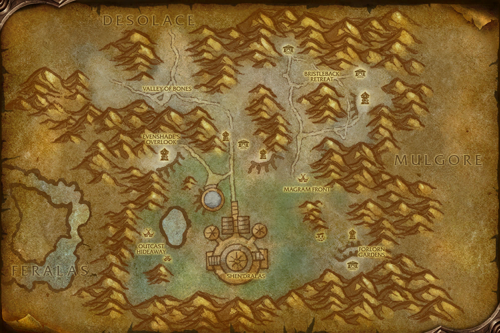 Karte von Shen’dralas