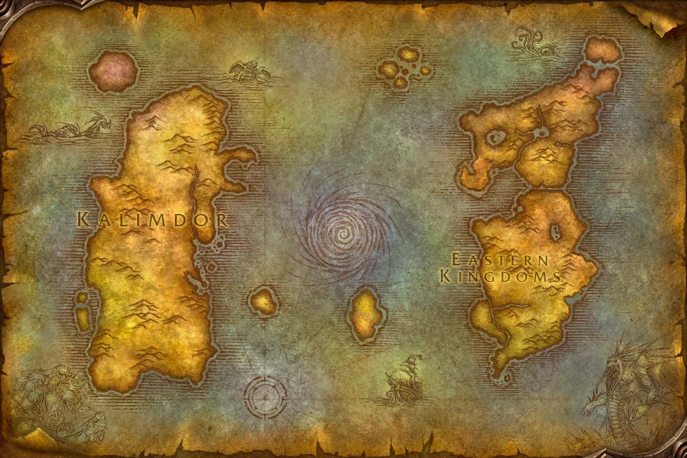 Karte von Azeroth